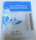 1974 Evinrude Triumph Hp Models 70472 70473 Service Manual Item No. 5019 Used. Price: $18.71.