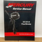 90-899925001 2009 Mercury Outboard Service Manual 2.5 3.5 Hp 4-STROKE Used. Price: $14.99.