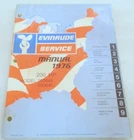 1976 Evinrude Outboard Hp Model 200649 200640 Service Manual Item No. 5199 Used. Price: $12.20.