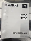 LIT-18616-02-61 Yamaha F25C T25C Four Stroke Outboard Service Manual 2004 Used. Price: $30.00.