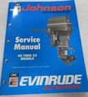 1989 Omc Johnson Evinrude "es" 40 Thru 55 Models Service Manual P/n 507872 Used. Price: $55.38.