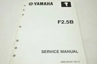 Oem Yamaha LIT-18616-02-42 F2.5B Service Manual Used. Price: $21.12.