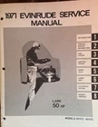 1971 Evinrude Service Manual 4751 For Lark Hp Models 50172 & 50173. Used. Price: $28.77.