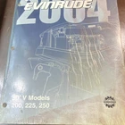Evinrude Service Manual 2004 Sr Di 90 Models 200HP 225HP 250HP 5005649 Used. Price: $42.50.