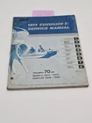 Evinrude 1974 Service Manual Repair Catalog Triumph 70 Hp #5019 Used. Price: $24.00.