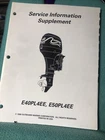 1998 Omc Evinrude E40PL4EE / E50PL4EE Outboard Motor Service Information "lot V" Used. Price: $24.00.