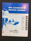 1974 Used Evinrude Service Manual # 5017 40 Hp 38. Price: $17.99.