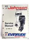 1993 Omc 60 65 70 Hp Johnson Evinrude Service Manual P/n 508284 Free Priority Used. Price: $108.88.