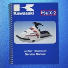 Kawasaki JF650 X2 Jetski Service Manual With Supplement 1986-1991 Fastened Brand. Price: $38.60.
