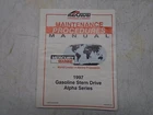 W5 Mercruiser Sterndrives & Inboards Maintenance Procedures Manual Used. Price: $19.95.