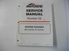 1997 Mercury Marine Mercruiser 90-861329 # 26 Gm 4 Cylinder Service Manual Oem Used. Price: $19.99.