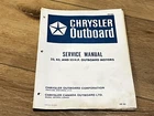 1972 Chrysler 35, 45, 55 Hp Outboard Service Manual OB1936 - Used. Price: $18.95.