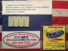 Ccms Mercury/mariner Sport Reed Valve 135-175HP V6 2.5 Liter Optimax PN.264OPS New. Price: $120.00.
