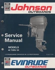 1992 Omc Johnson Evinrude Outboard 40 Thru 55 Service Manual 508143 (575) New. Price: $52.99.