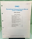 New Genuine Evinrude Johnson/omc 507508-S Safety Section Service Manual 1985. Price: $37.62.