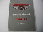 1999 Omc Ee Johnson Factory Service Manual 787027 Thru Hp Used. Price: $16.99.