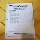 1970 Mercruiser Stern Drive Parts List Marine 270 Engine #C-90-57570 Used. Price: $10.99.