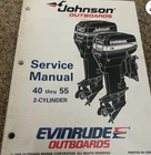 1995 Johnson Evinrude Outboards 40 Thru 55 2CYL Service Manual Oem 503148 Used. Price: $69.99.