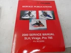 2000 Polaris Slh Virage Pro 785 Shop Service Repair Manual 9916289 Used. Price: $25.00.