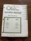 1981 Omc Outboard Marine 4.5/7.5 Models Service Manual # 392070 Used. Price: $16.00.