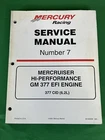 Oem 2000 Mercruiser Service Manual # Gm 377 Efi 90-840500 Mercury Racing Used. Price: $19.57.
