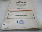 Mercruiser 1996 Model Year Stern Drive Units Technician's Handbook 90-806534960 Used. Price: $7.16.