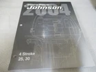 2004 Johnson Sr Stroke 25 30 Service Manual P/n 5005665 New. Price: $12.46.