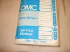 Omc Stern Drive Outboard Marine Service Shop Manual 1975 981025 Used. Price: $24.99.