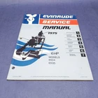 1975 Evinrude 5089 Service Manual Hp Models 6504 6505 Omc Used. Price: $22.50.