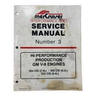 Mercruiser Hi-performance 90-848294, Gm V-8 Engines Service Manual #3 (1994) Used. Price: $27.99.