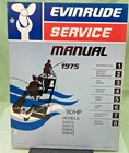 New Genuine Evinrude 5094 Hp Model Service Manual 1975. Price: $101.51.