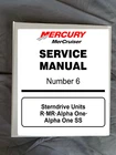 Mercury Mercruiser Sterndrive Units Mr Alpha One & Ss Service Repair Manual #6 New. Price: $37.49.