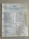 Vintage 1984 Omc Outboard Marine 2 -V-6 Models Manual Starters #394607-7 Used. Price: $25.00.