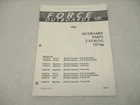 OB4101 Outboard Parts Catalog Force Bayliner 125 Hp 1987 Models Used. Price: $15.95.