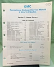 New Genuine Omc 507508-7 Section Seven Manual Starters Service 1985. Price: $32.93.