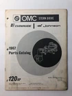 1967 Omc Stern Drive 120 Hp Motor Parts Catalog- Model CU-15S / CUE-15S (PN#4377 Used. Price: $5.25.
