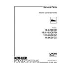 Kohler TP-5229 3/02B Genuine Oem Marine Generator 16.5CCFOZ Service Parts Manual New. Price: $17.95.