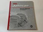 2003 Johnson Outboard Motor Service Repair Workshop Maintenance Manual 55HP Used. Price: $24.49.