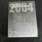 2004 Johnson Sr 4-STROKE Models 6, 8 Service Manual P/n 5005651 Used. Price: $38.99.