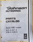 1975 Johnson 387010 Parts Catalog Electric Models Used. Price: $18.99.