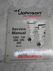 Omc Johnson Evinrude Service Manual "eu" 125C 130 200 225 250 Hp 90 Lv # 507269 Used. Price: $45.90.