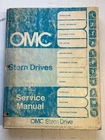 Omc Stern Drive Outboard Marine Service Shop Manual 1975 981025 BN26 Used. Price: $19.95.