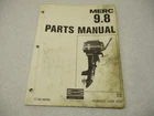 90-86199 1979 Mercury 9.8 Hp Model Outboard Parts Manual Catalog Used. Price: $14.98.