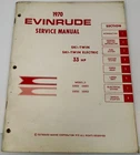 1970 Evinrude 33 Hp Model Ski-twin Service Manual # 4687 Used. Price: $6.95.