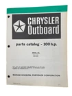 6/79 Chrysler Outboard Hp Models 1004 H0B, B0B Parts Catalog Ob 3375 Used. Price: $11.95.