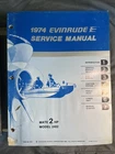 Binder Collection Of 1974 Evinrude Manuals ( Number 5011 - 5022 ) Read Desc. Used. Price: $399.85.