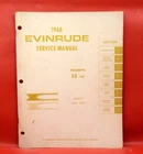 1968 Evinrude Triump 55 Hp (see Cover Photo) Service Manual P/n 4484 Used. Price: $11.86.
