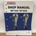 Honda Marine Shop Manual, BF15A, BF20A, 2002, #61ZY000 Used. Price: $77.90.