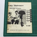 JM-7102 1971 Johnson Hp 4R71 4W71 Outboard Service Shop Manual Vintage Used. Price: $27.55.