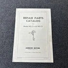 43-300403 Repair Parts Catalog Vintage Johnson Motors MS-15 & MD-15 Used. Price: $25.00.